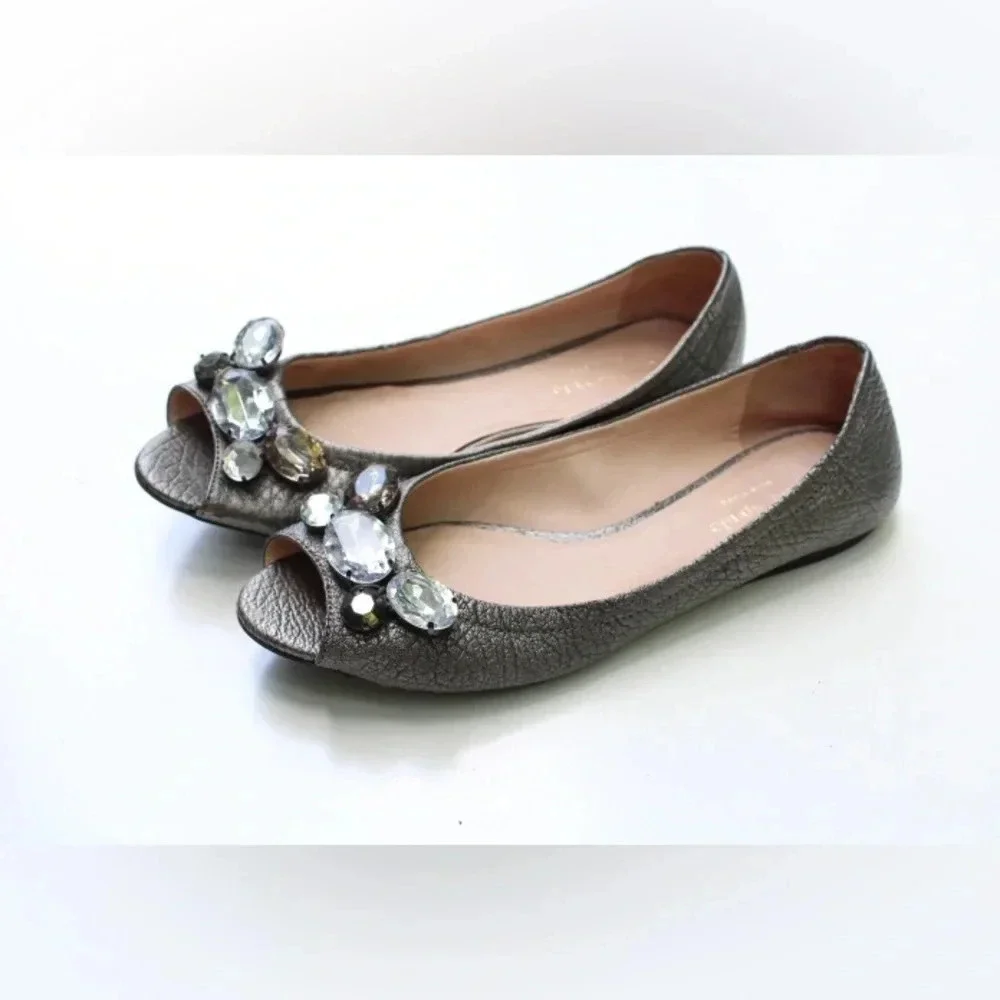 Kate Spade jeweled flats